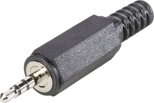 Bkl Electronic 1107020 Jack-Plugg 2,5 Mm Plugg Rett Pin-Antall: 4 Stereo Svart 1 Stk