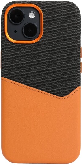Trolsk Mobildeksel med MagSafe og Kortlomme (iPhone 15) Oransje