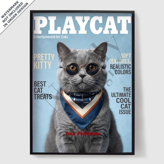 Namly Design Personalisert Plakat PlayCat Magasin AI Plakat POSTERQPCKQP