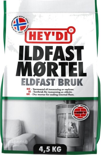 Hey'di ildfast mortel 45 kg Hey'di ildfast mortel 45 kg