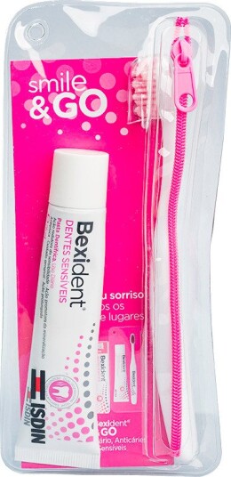 Bexident Smile & Go Sensitive Teeth Reisesett 25 ml + Tannbørste