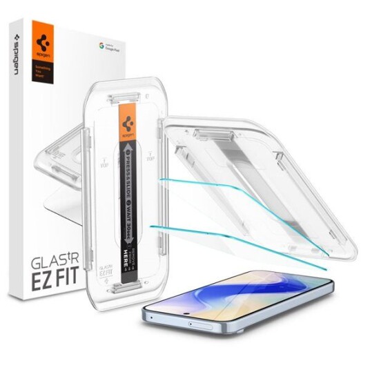 Spigen Glass tR EZ Fit Skjermbeskytter for Google Pixel 9/9 Pro - Transparent 2 Pack
