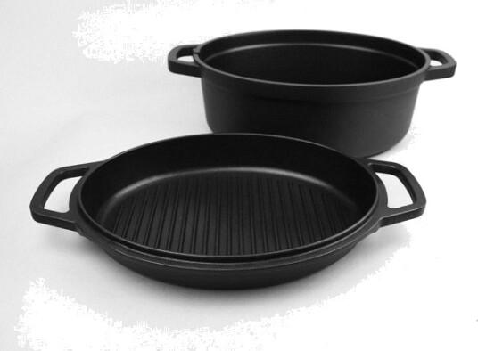 Maestro Gryte Med Grillpanne 3,3 L 24 Cm Maestro Mr 4124