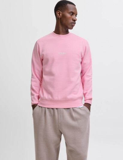 Jack & Jones Jjesoho Sweat Crew Neck Noos   Pink   L
