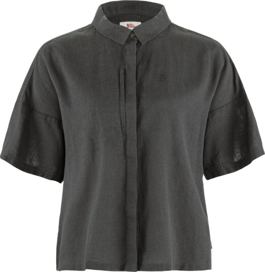 Fjellreven Övik Hemp Camp Shirt Ss W Dark Grey M