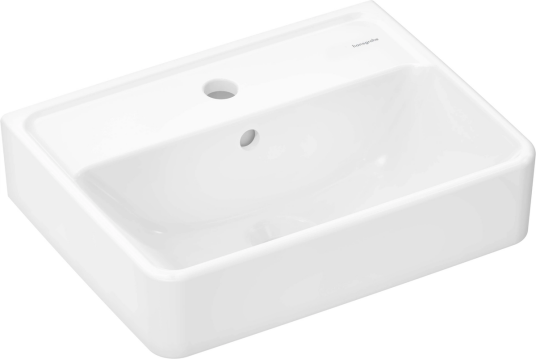 Hansgrohe Xanuia Q Vegghengt Servant 45x34 cm m/1 bl.hull m/ol Hvit m/SC