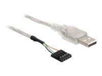 Delock USB Pinheader - USB-kabel - USB til 5-pin intern - 70 cm