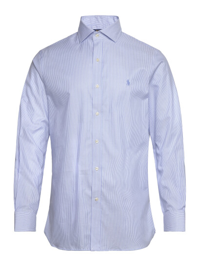 Polo Ralph Lauren Regent Slim Fit Striped Textured Shirt Blue 44.5