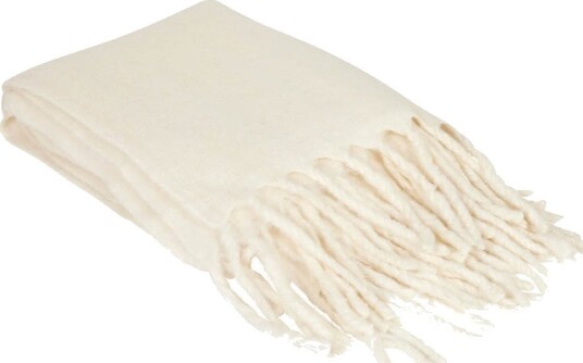 Fondaco - Nord pledd 130x170 cm ensfarget offwhite