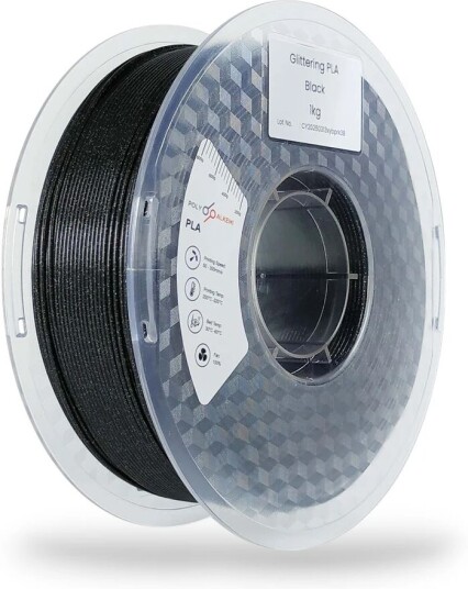 Polyalkemi Pla Glittering Glittering Black
