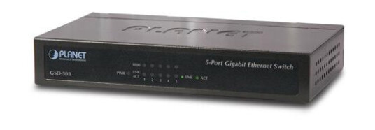 PLANET 5-P 10/100/1000Mbps Gigabit