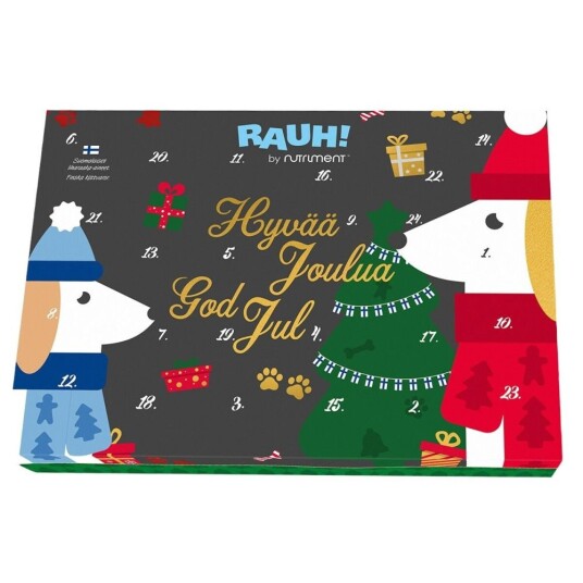 Rauh! By Nutriment Julekalender For Hunder 220G Rauh! By Nutriment Julekalender For Hunder 220G