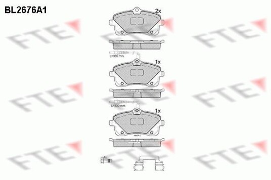 Bremseklosser FTE 9010911 Bremseklosser FTE 9010911