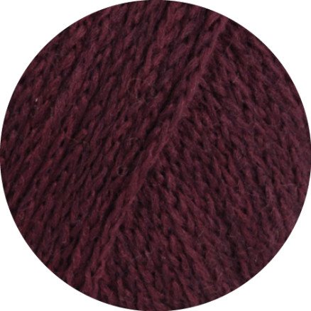 Lana Grossa Cool Merino Garn 028 Brunt rødt