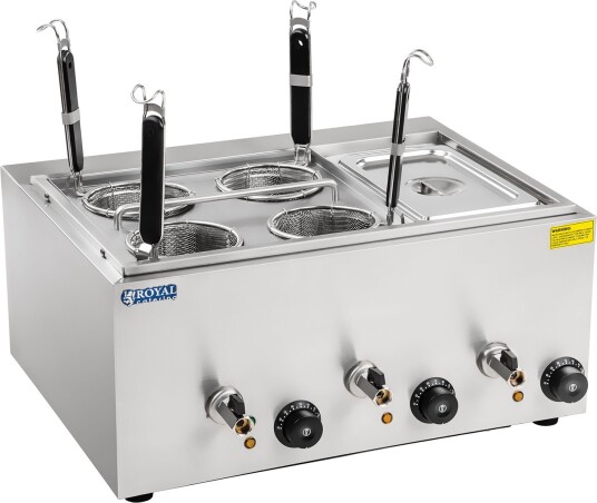 Royal Catering Pastakoker med 4 kurver og 1/3 GN-beholder 10010234