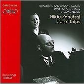 MediaTronixs Josef Krips : Hilde Konetzny - Lieder by Schubert, Bra CD Pre-Owned