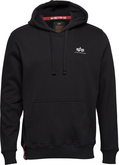 Alpha Industries Basic Hoodie Sl - Black - M Alpha Industries Basic Hoodie Sl - Black - M
