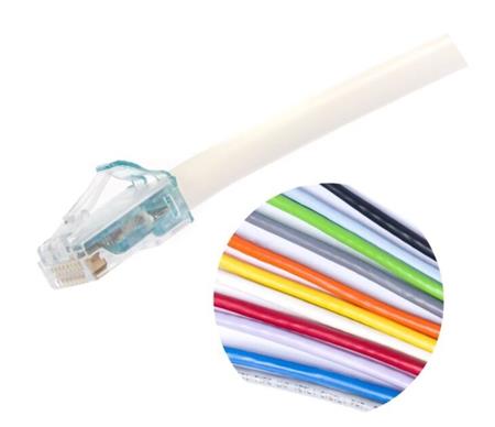 Commscope Patchkabel Kat 6A U/Utp Mino6a Slim 4,95Mm I Diameter Længde: 5 Fod (1,52M) Farve: Hvid Med Lszh Kappe