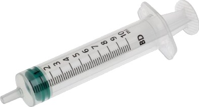 BD sprøyte 10ml luerlok se