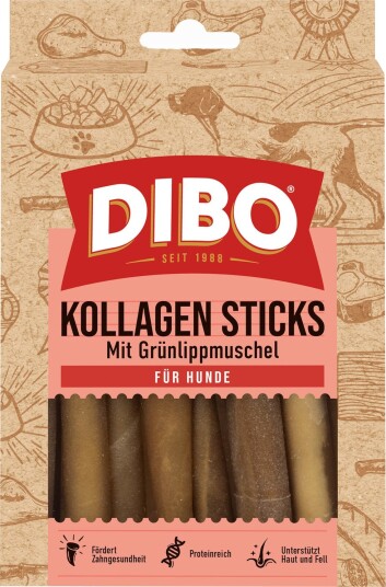 Dibo Kollagensticks Med Grønnleppet Musling 2 X 150 G