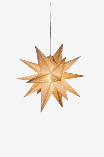 Konstsmide - 3-D Papirstjerne LED høyde 45 cm - Hvit