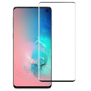 Samsung Galaxy S10 Rurihai Full Cover Beskyttelsesglass Svart Kant