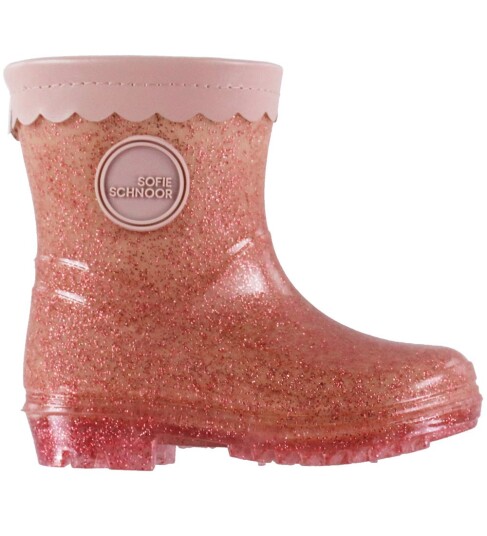 Sofie Schnoor Baby and Kids Perlask Rubber Boot W/O. Lining Pink 26