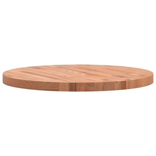  Bordplate Ø70x4 cm rund heltre bøketre 355945