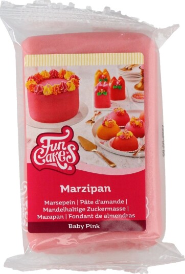 Babyrosa Marsipan Fra Funcakes 250g Babyrosa Marsipan Fra Funcakes 250g