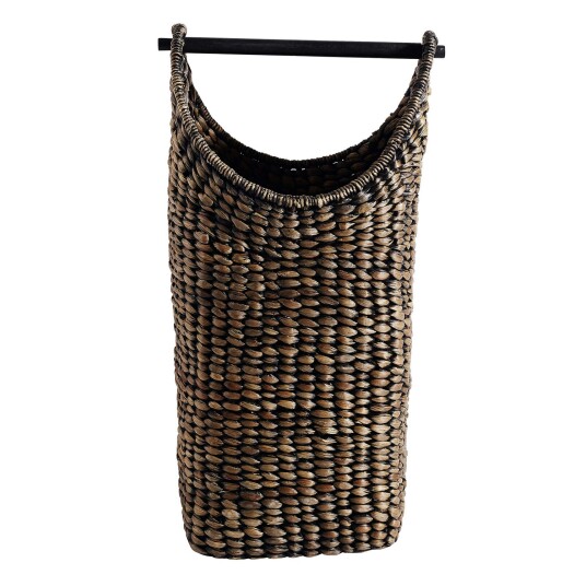 Kurv High Vattenhyacinth Svart 30x60 cm Kurv High Vattenhyacinth Svart 30x60 cm