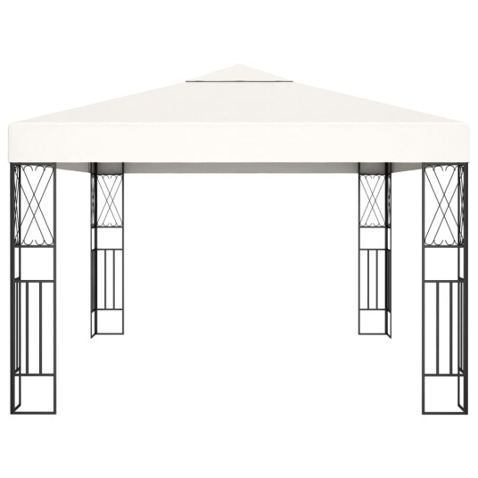 vidaXL Paviljong 3x4 m kremhvit stoff vidaXL Paviljong 3x4 m kremhvit stoff