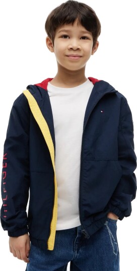 Tommy Hilfiger Windbreaker Graphic Jacket Navy 128