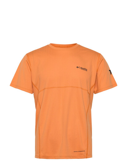 Columbia Sportswear Cirque River Pro Ss Graphic Crew - Orange - M