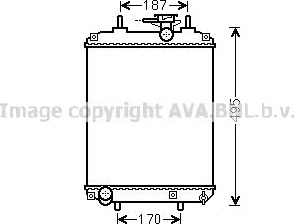 PRASCO DUA2066 Radiator, motorkjøling PRASCO DUA2066 Radiator, motorkjøling