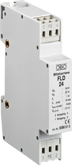 Obo Bettermann 5098611 Overspenningsvern 2 polet Stikkontakter & kabler