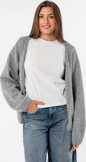 Løøv Dahlia Open Cardigan Grå L