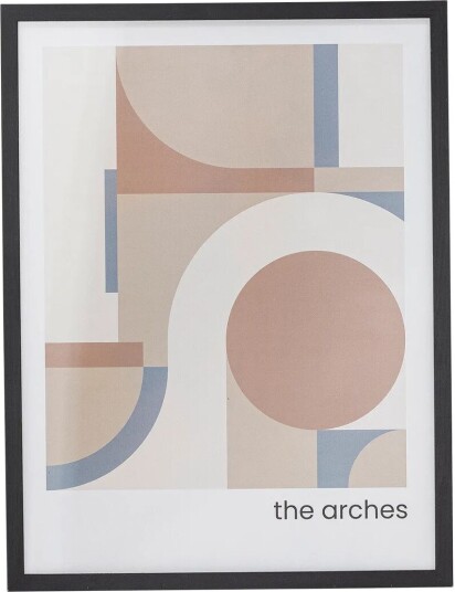 Bloomingville Arches tavle 32x42 cm Svart ramme Bloomingville Arches tavle 32x42 cm Svart ramme