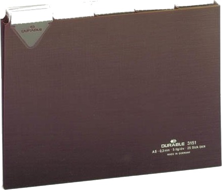 Durable 3141 Brun 5 Ark 297 Mm 210 Mm 25 Stykker