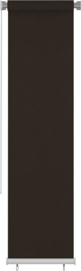 vidaXL Utendørs rullegardin 65 (B) x 230 (H) cm brun HDPE
