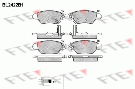 Bremseklosser FTE 9010726