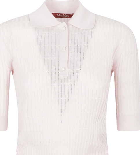 Max Mara Studio Dame Strikkevarer Rosa XS,