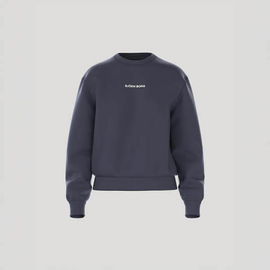 Björn Borg Essential Sweatshirt Grå Grey XS Björn Borg Essential Sweatshirt Grå Grey XS