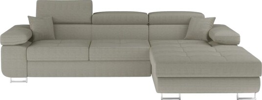 Seksjon Eltap Armando 289x85x203 cm Jarell 20 Beige Høyre Seksjon Eltap Armando 289x85x203 cm Jarell 20 Beige Høyre