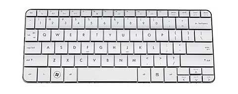 HP KEYBOARD SILVER CZECH