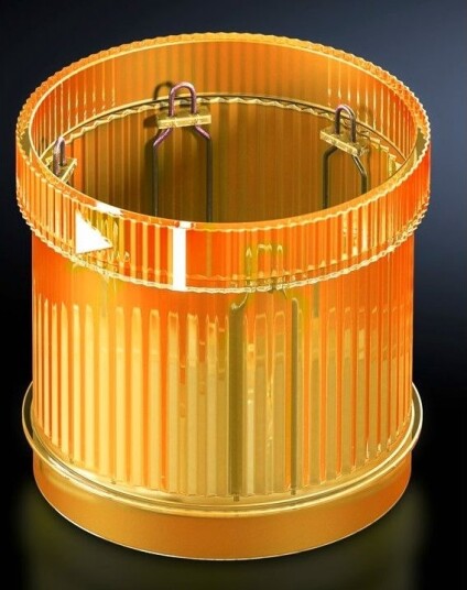 Rittal Sg 2372.021, Led-Systemlys, Gult, Polyamid, 360°, Ip65, 24 V