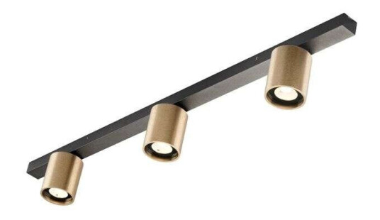 Light-Point Focus Mini LED Taklampe L700 2700K Brass