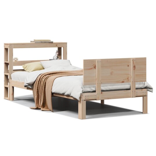 Sengeramme med hodegavl 75x190 cm heltre furu 3306070