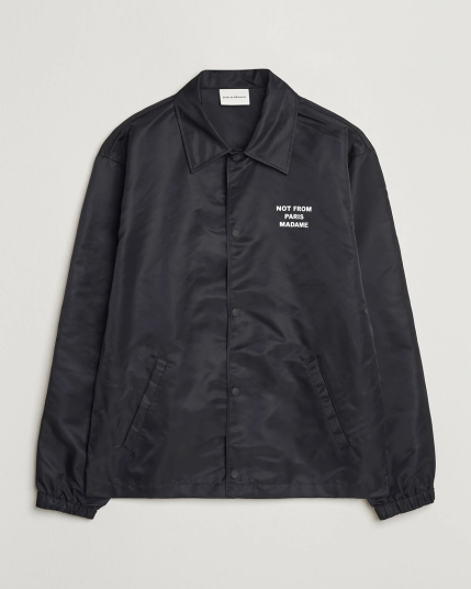 Drôle de Monsieur La Veste Slogan Jacket Black Drôle de Monsieur La Veste Slogan Jacket Black
