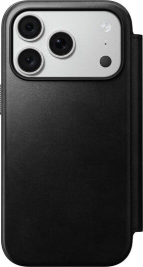 Nomad Modern Leather Folio - black (Horween) - iPhone 18 Pro/17 Pro