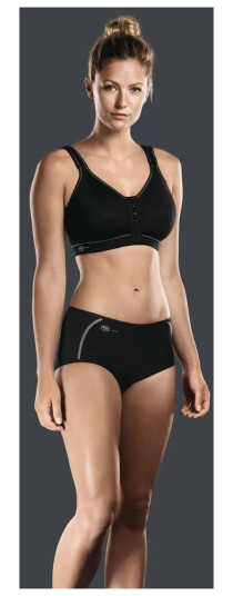 Anita BH Active Front Closure Sports Bra Svart E 95 Dame